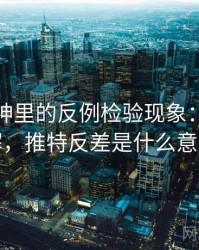 推特大神里的反例检验现象：案例拆解，推特反差是什么意思