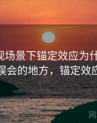 星空影视场景下锚定效应为什么常见：最容易误会的地方，锚定效应的由来
