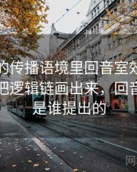 爱一番的传播语境里回音室效应如何形成：把逻辑链画出来，回音室效应是谁提出的