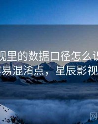 星辰影视里的数据口径怎么识别与理解：容易混淆点，星辰影视怎么用