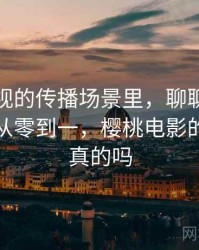 樱桃影视的传播场景里，聊聊幸存者偏差：从零到一，樱桃电影的故事是真的吗