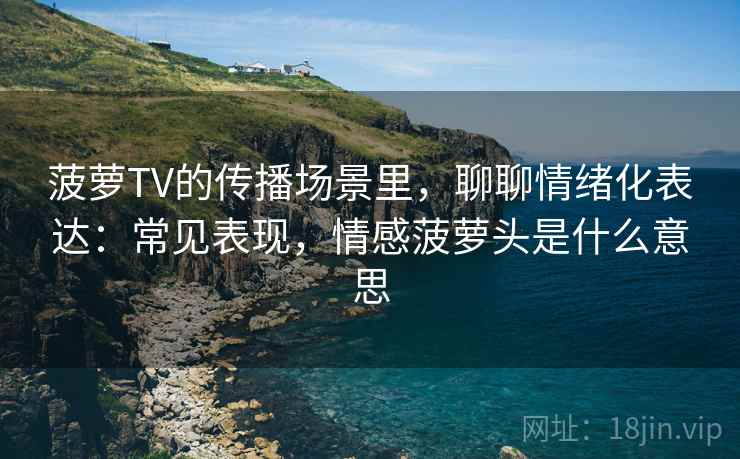 菠萝TV的传播场景里，聊聊情绪化表达：常见表现，情感菠萝头是什么意思