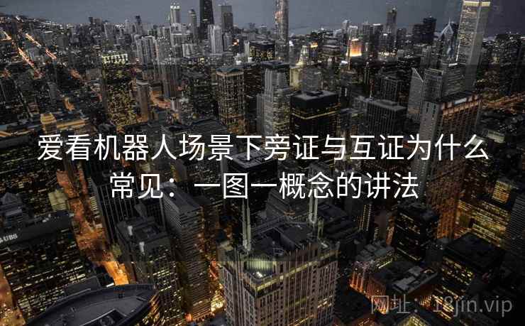 爱看机器人场景下旁证与互证为什么常见：一图一概念的讲法
