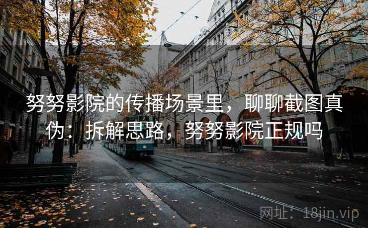 努努影院的传播场景里，聊聊截图真伪：拆解思路，努努影院正规吗